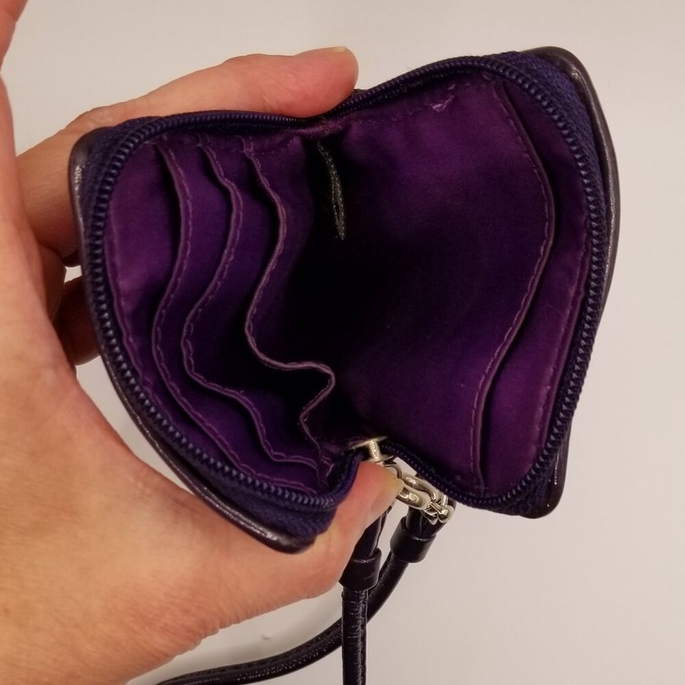 Coach - "Poppy" Purple Tartan Wristlet (Retired) - EUC - Picture 6 of 16